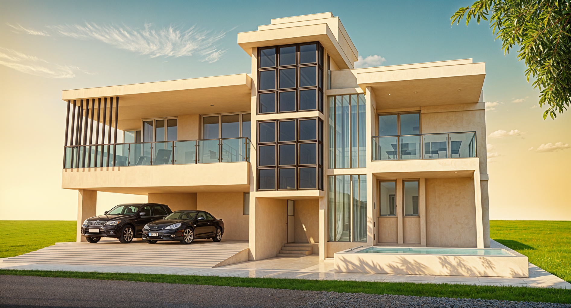 Casa Contemporánea Brisas - Vista exterior